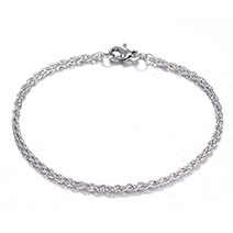 Stainless Steel Rope Chain Bracelets